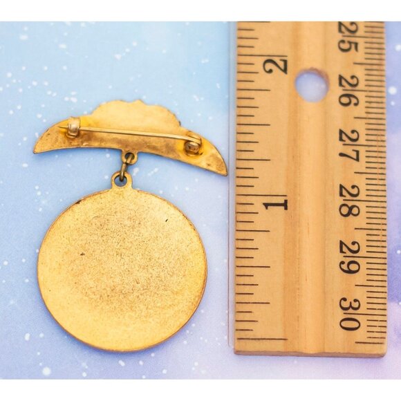 Vintage Kesting Award 49 Brooch | Gold Tone | J27 - Picture 2 of 2